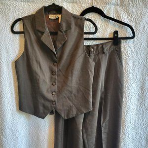 1980s Paul Harris Design Vest & Pants Set